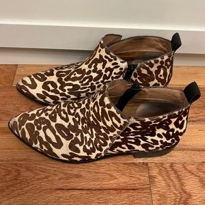 Corso Como flat leopard ankle boot